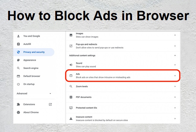 How to Block Ads in Browser
